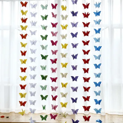 Big butterfly paper pull flower
