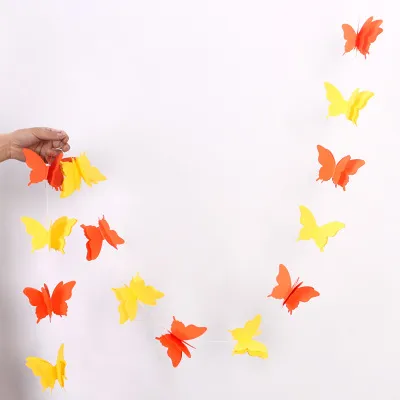 Big butterfly paper pull flower
