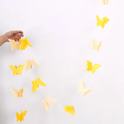 Big butterfly paper pull flower