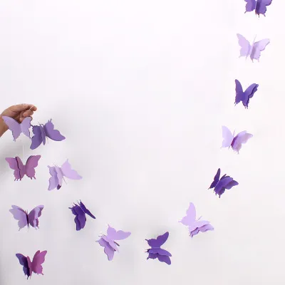 Big butterfly paper pull flower