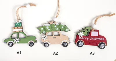 Christmas Creative Wooden Tree Decoration Pendant