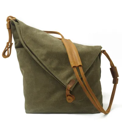 Crossbody retro art cloth bag