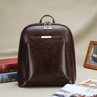 Wild PU leather backpack