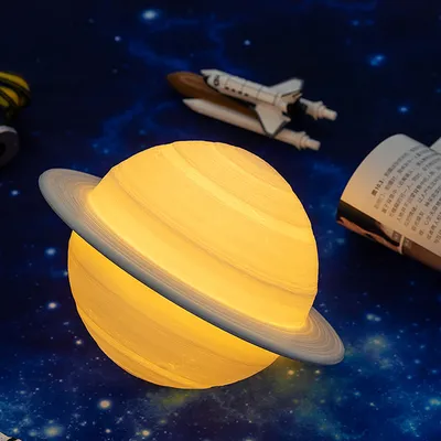 Creative 3D Printing Of Saturn's Intelligent Lunar Light