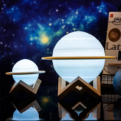 Creative 3D Printing Of Saturn's Intelligent Lunar Light