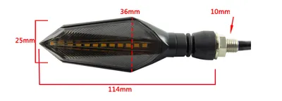 LED daytime running light motorcycle turn signal