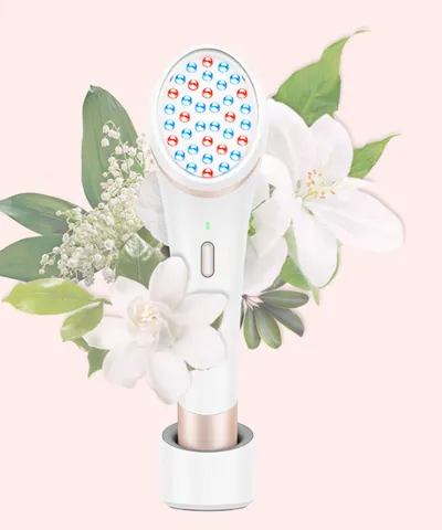 علاج حب الشباب اللاسلكي Xpreen Wireless Recharge Light Wash Appliance Eraclear Masker باستخدام الضوء الأزرق والضوء الأحمر