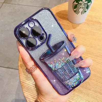 Electroplating Milky Tea Cup Phone Case