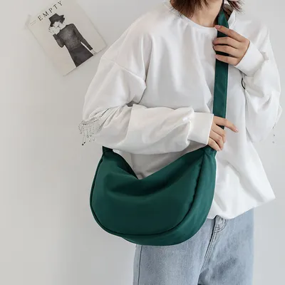 Canvas shoulder bag