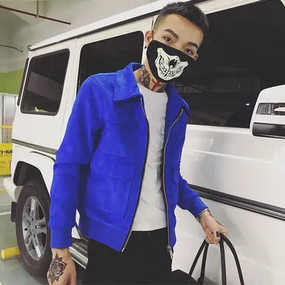 Suede jacket jacket
