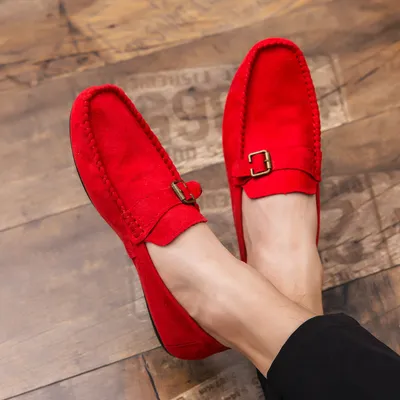 Suede beanie shoes