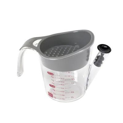 Unique Kitchen Utensil Cooking Meat Tools 2 Cup Fat Separator Stainers