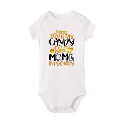 Baby triangle creeper short sleeve