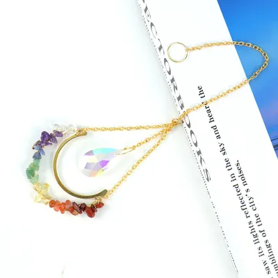 Crystal Moon Water Drop Pendant Lighting Pendant Crystal Accessories