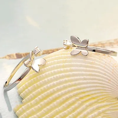 Fashion One Heart One Wing Butterfly Ring