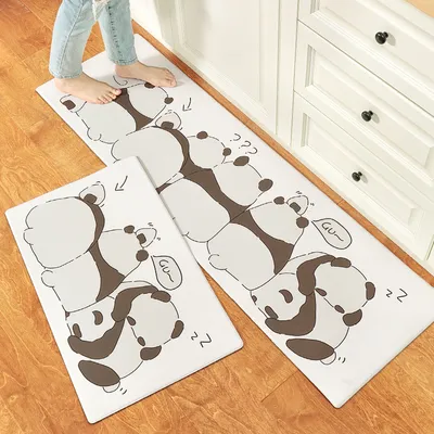 Kitchen Floor Mats Can Be Wiped Non-slip, Disposable Oil-proof, Dirt-resistant Drop-proof Waterproof Mat