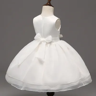 High grade baby wedding dress, baby girl dress, children hook flower, one year old full moon wine, wedding dress wholesale