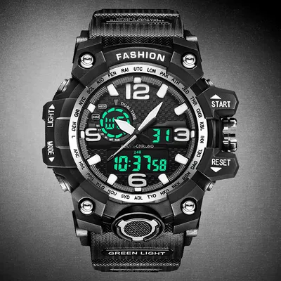 Double Display Outdoor Table Student Outdoor Mens Watch Waterproof Children Electronic Watch Fashion Sports Men's Wholesale