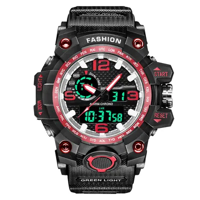 Double Display Outdoor Table Student Outdoor Mens Watch Waterproof Children Electronic Watch Fashion Sports Men's Wholesale