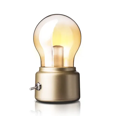 مصباح LED عتيق جديد، مصباح ليلي ساطع، مصباح شحن، مصباح إبداعي بتصميم كلاسيكي