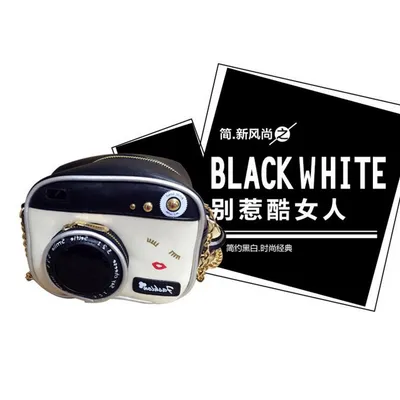 personality new summer fashion camera bag bag bag chain single shoulder bag