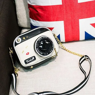 personality new summer fashion camera bag bag bag chain single shoulder bag