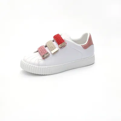 The autumn new all-match Velcro white shoes sports shoes casual shoes tide Korean students 661