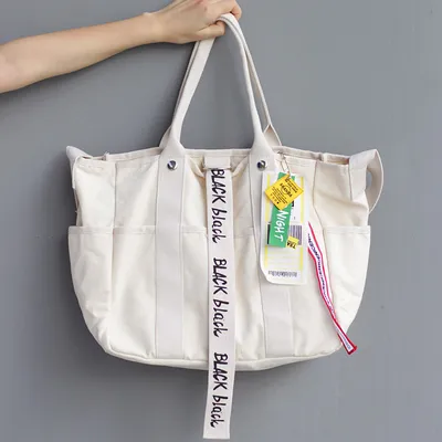 Korean art leisure canvas bag all-match multifunctional single shoulder bag hand bag handbag simple fashion