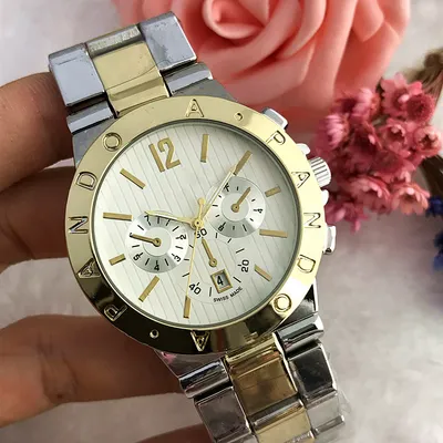 Men's Fashion Quartz Watch Sports Fashion Three Eye Nail Scale Style With Calendar Function Spot