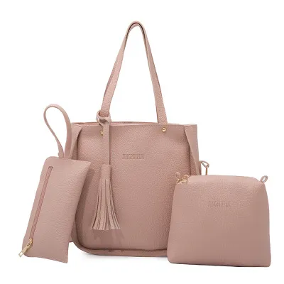 new European style composite package tassel three piece ladies Single Shoulder Bag Messenger Laptop single wholesale