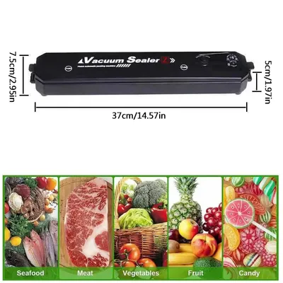 Sealing Machine And 60 Food Storage Bags Set