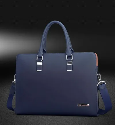 Leather business men's handbag