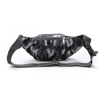 Leisure Sports Men's Waist Bag Outdoor Oxford Cloth Tide And Oxford Cloth Waterproof Multifunctional Waist Bag Wholesale