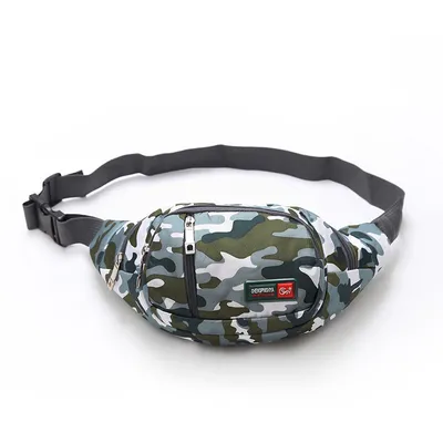 Leisure Sports Men's Waist Bag Outdoor Oxford Cloth Tide And Oxford Cloth Waterproof Multifunctional Waist Bag Wholesale