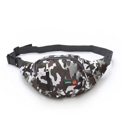Leisure Sports Men's Waist Bag Outdoor Oxford Cloth Tide And Oxford Cloth Waterproof Multifunctional Waist Bag Wholesale