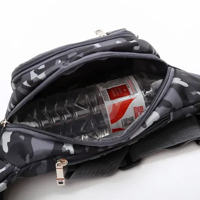 Leisure Sports Men's Waist Bag Outdoor Oxford Cloth Tide And Oxford Cloth Waterproof Multifunctional Waist Bag Wholesale