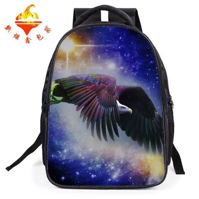 Children's cartoon schoolbag 1-3-6 grade burden on the load of tigers
