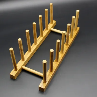 A variety of kitchen supplies, bamboo green living display dish bowl tray cake rack drainboard