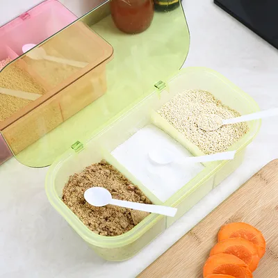 Manufacturers selling kitchen supplies three Creative Suite removable cassette spoon sauce seasoning box 8822-1