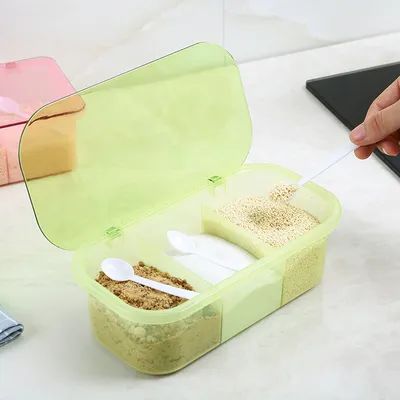 Manufacturers selling kitchen supplies three Creative Suite removable cassette spoon sauce seasoning box 8822-1