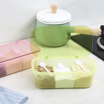 Manufacturers selling kitchen supplies three Creative Suite removable cassette spoon sauce seasoning box 8822-1