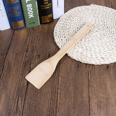 Gifts Wholesale Kitchen Spatula 30cm Nonstick Special Bamboo Shovel Does Not Hurt The Pot Square Bamboo Shovel