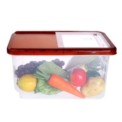 The CH8868 10KG Japanese box slide Gaimi rice bucket migang flour box creative kitchen supplies factory wholesale