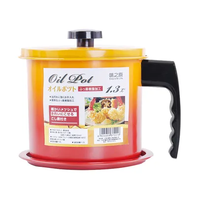 The flavor of the original Japanese Kitchen leakproof exported to Japan with filter oil filter oil tank of stainless steel pot pot