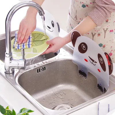 Creative kitchen supplies tools pool water retaining plate for household water suction water splash water baffle plate oil baffle plate