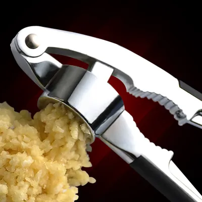 Multifunctional manual pressure garlic zinc alloy clip twist mixing garlic pounder garlic mashed garlic for stainless steel kitchen tools.