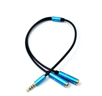 SIANCS 3.5 mm Couple Audio Cable 1 Male to 2 Female Headphone Splitter Adapter Extension Cable For Car Phone Tablet MP3