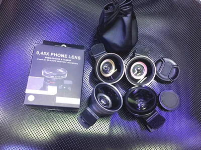 Mobile phone lens 0.45Xwide angle lens SLR camera lens mobile phone mobile phone external effects