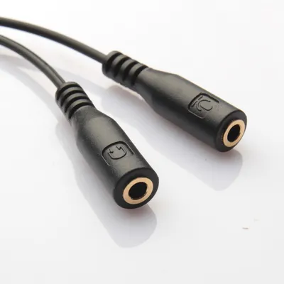 Compatible with Apple, Compatible withiPhone mobile phone mobile phone microphone adapter to sing karaoke audio line line two