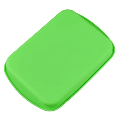 Spot wholesale silica gel cake mold oven with baking tool resistant to high temperature rectangular cake baking tray